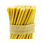 DEYBBY Beeswax Birthday Candles, Dripless and Smokeless, Eco Taper Candles for Home, Dinner, Cake, Prayer, Church, Hanukkah, Christmas