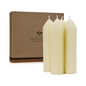 Beeswax Pillar Candles Set-Handmade Pure Beeswax Rolled Candles