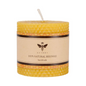 Beeswax Pillar Candles Set - Handmade Pure Beeswax Rolled Candles