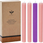 DEYBBY Handmade Beeswax Taper Candles, Dripless Wax Candles