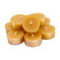 Natural Beeswax Tea Candles, DEYBBY Handmade Beeswax Candles in Clear Cup