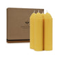 Beeswax Pillar Candles Set-Handmade Pure Beeswax Rolled Candles