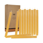 Natural Spiral Beeswax Candles Set, Dripless and Smokless